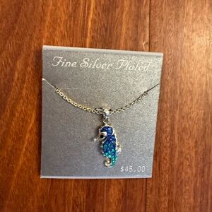 Kohl's Seahorse Fine Silver Plated Necklace